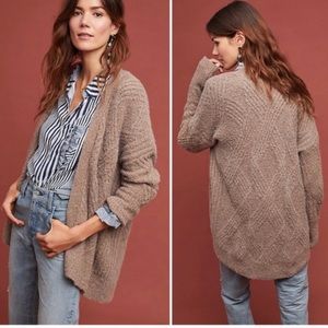Anthropologie Moth Cable Knit Cardigan